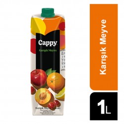 Cappy Bahçe Karışık Meyve Suyu Karton Kutu 1 L