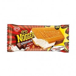 Algida Nogger Sandwich Çikolata Kaymak 145 ml